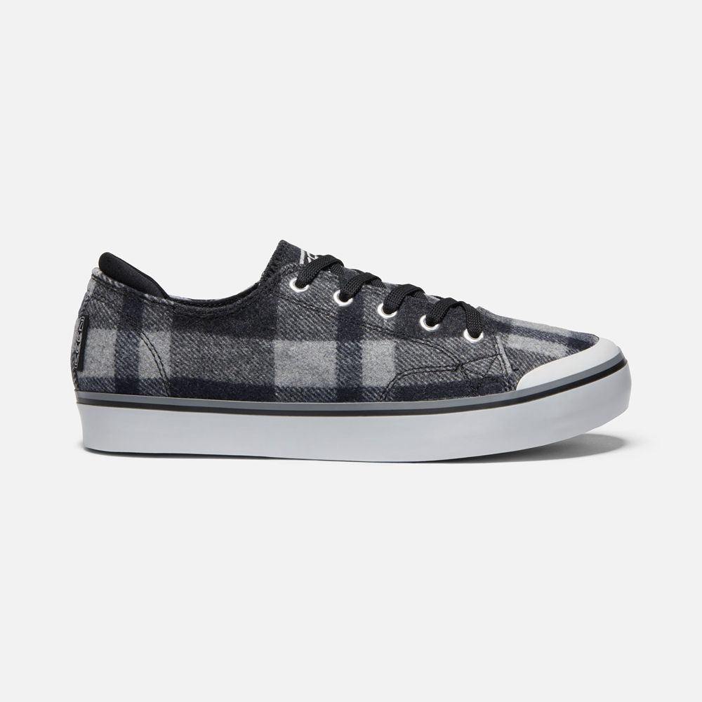 Zapatos de lona Keen Mexico Grises/Negros - Mujer Elsa Iii Plaid Sneaker - SL3025798